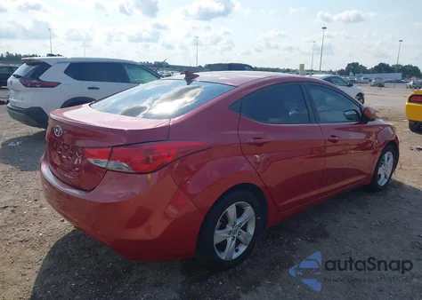 2013 Hyundai Elantra Gls из США, поврежденный, VIN KMHDH4AE1DU998410